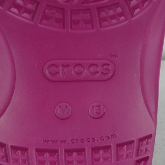 Crocs Classic Slides Men\'s Size 15 US Pink Double Strap Sandals Barbiecore main image 8